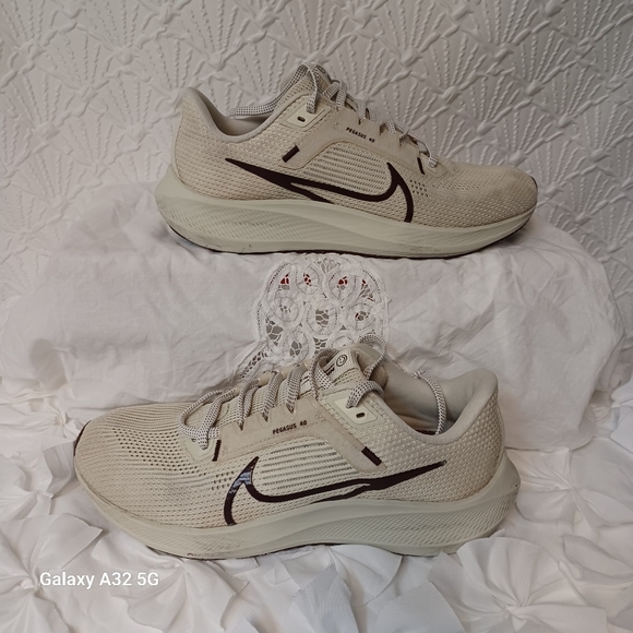 Nike Shoes - Nike Off-White Athletic Sneakers Size 9 Look at the photos, there are details, s
